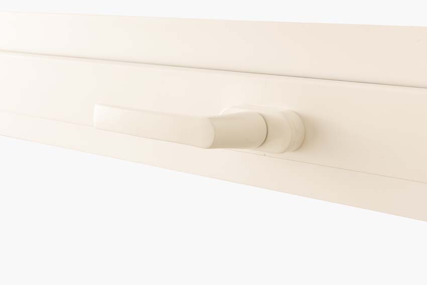 Châssis battant pvc Deceuninck Elegant Infinity blanc/bl B1500xH500 mm