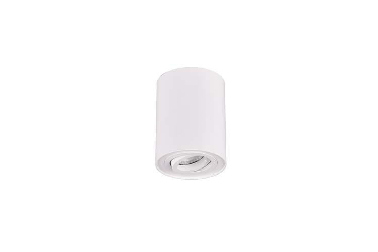 Plafonnière blanc mate excl lampe LED possible 1 spot rond