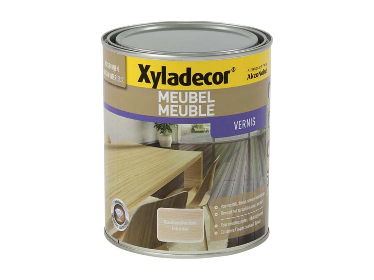 Xyladecor vernis meuble à séchage rapide mat 1l incolore