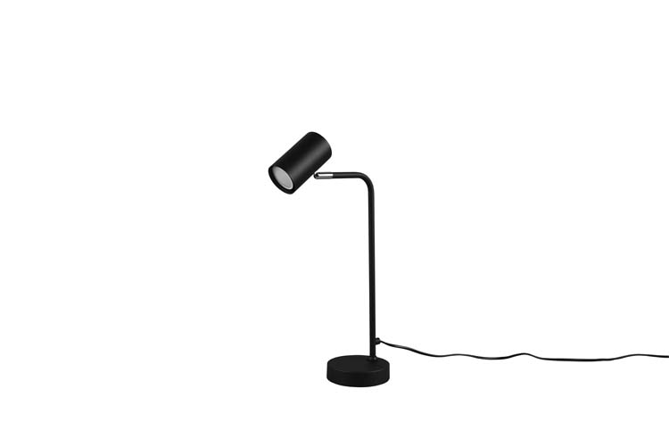 Tafellamp zwart mat excl. Lamp LED mogelijk H45cm