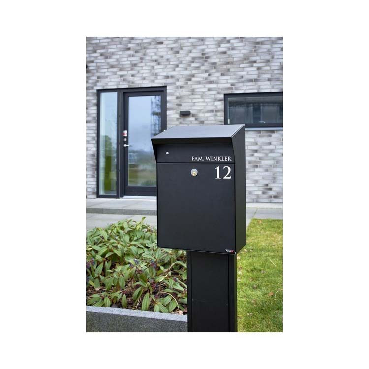 Boîte aux lettres Abby noir 52,5x34,5x23,5cm