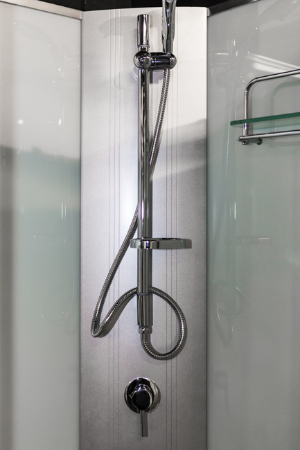Cabine de douche Alfonso demi-rond 900 x 900 x 1970 mm