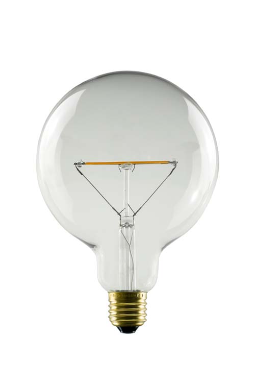 Led lamp Globe 95mm - klaar glas - 3W - E27 - 2200K