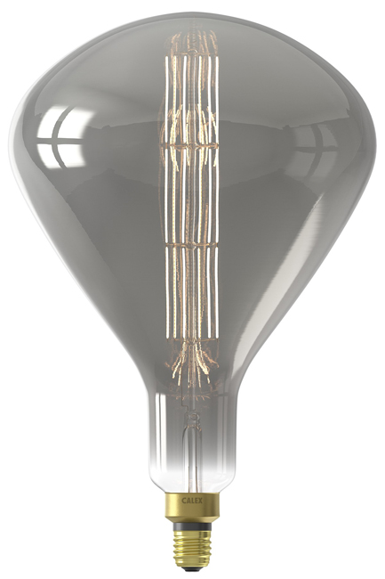 Led lamp titanium E27 dimbaar