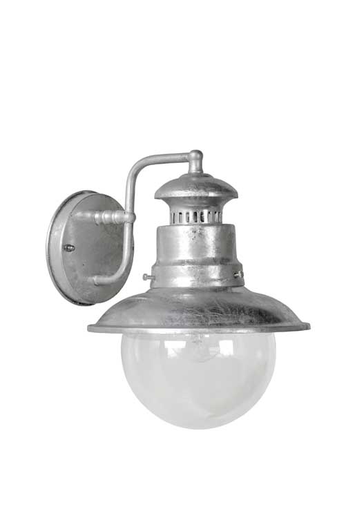 Lucide FIGO - Applique murale Extérieur - Ø 21,3 cm - E27 - IP44 - Zinc