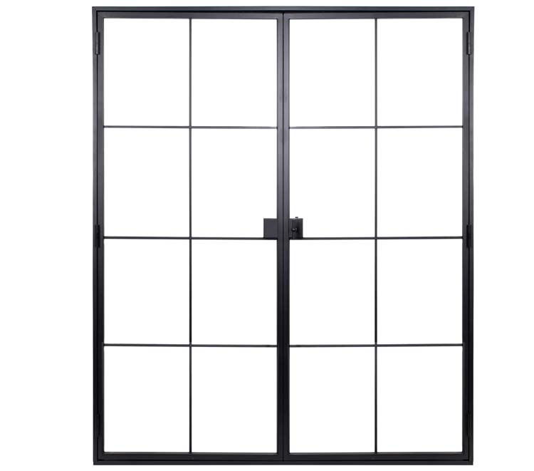 Porte intérieure Fer Forgé 8W doubl.Black Glamour G sur mesure