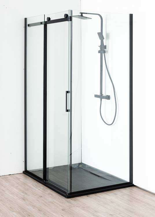 Receveur de douche Myo 120 x 90 cm noir mat