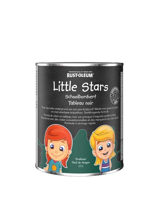 Little stars schoolbordverf drakenei 0.75L