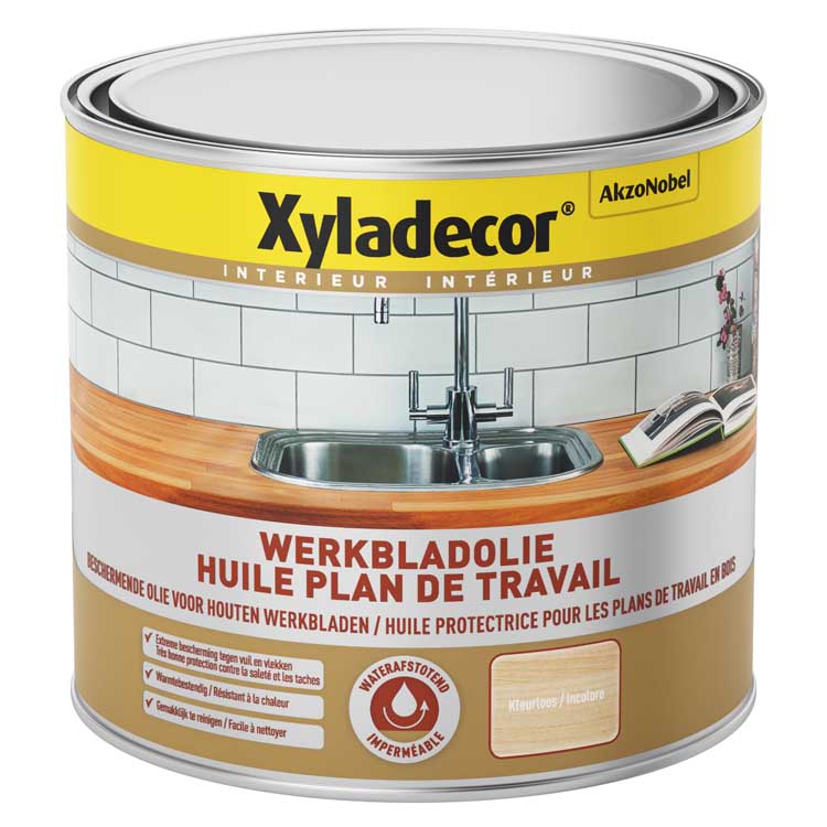 Xyladecor huile pour plan de travail incolore 500ml