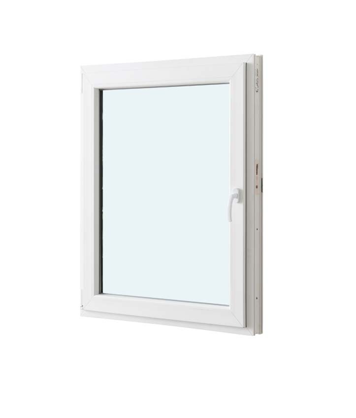 1-VAN oscillo-battant pvc blanc budget B600XH1000 mm gauche