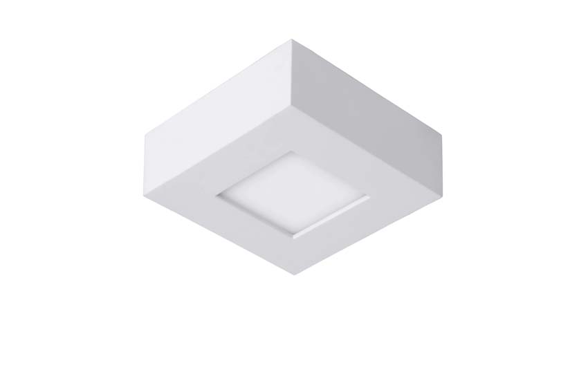 BRICE-LED Plafonnier dimmable 8W carré IP44