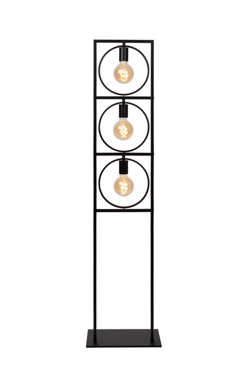 SUUS - Vloerlamp - 3xE27 - Zwart