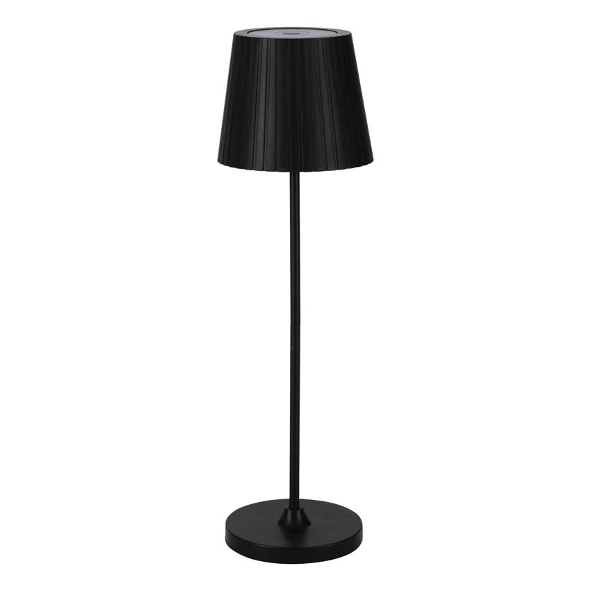 Tafellamp - kunststof - dimbaar - 3.8W - incl lamp - zwart - 3000 lumen - 2434K