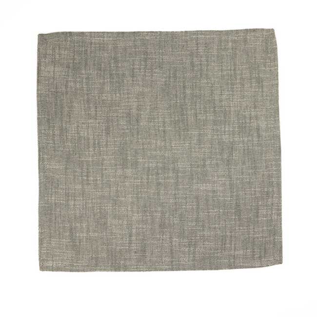 Nappe cotton gris Q6 45x45 cm