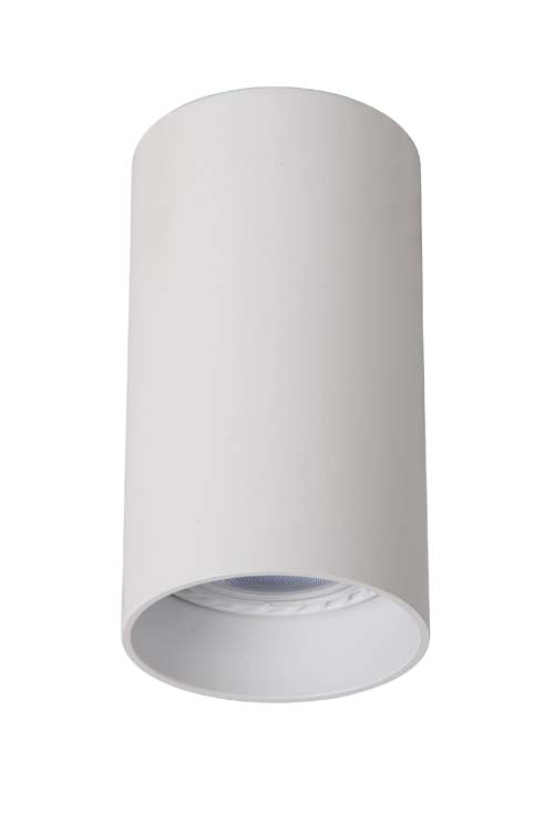 Plafondspot enkel - Ø 5,5 cm - LED - Dim to warm - GU10 - 5W 3000K/2200K - Wit