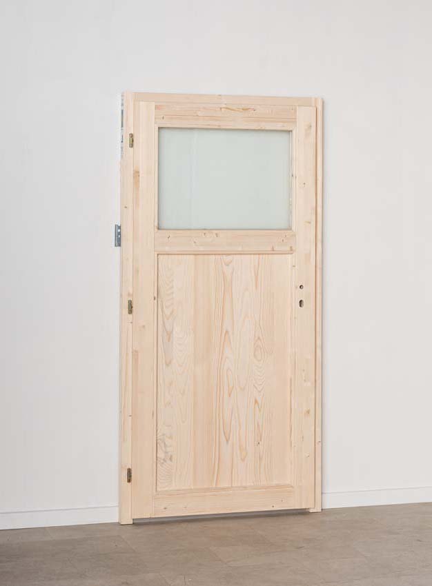 Porte extérieure en bois Sorin L 980 x H 1980 mm D