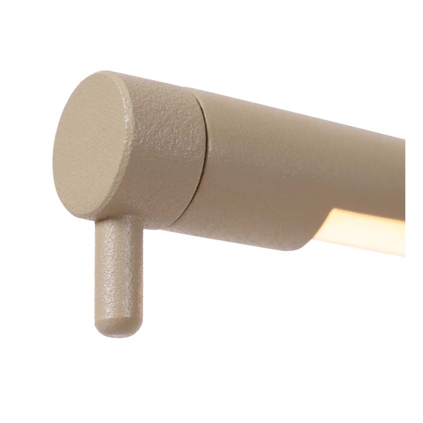 Lucide MADISON - Lampe de bureau - LED Dim to warm - 1x6,5W 2600K/2800K - Taupe