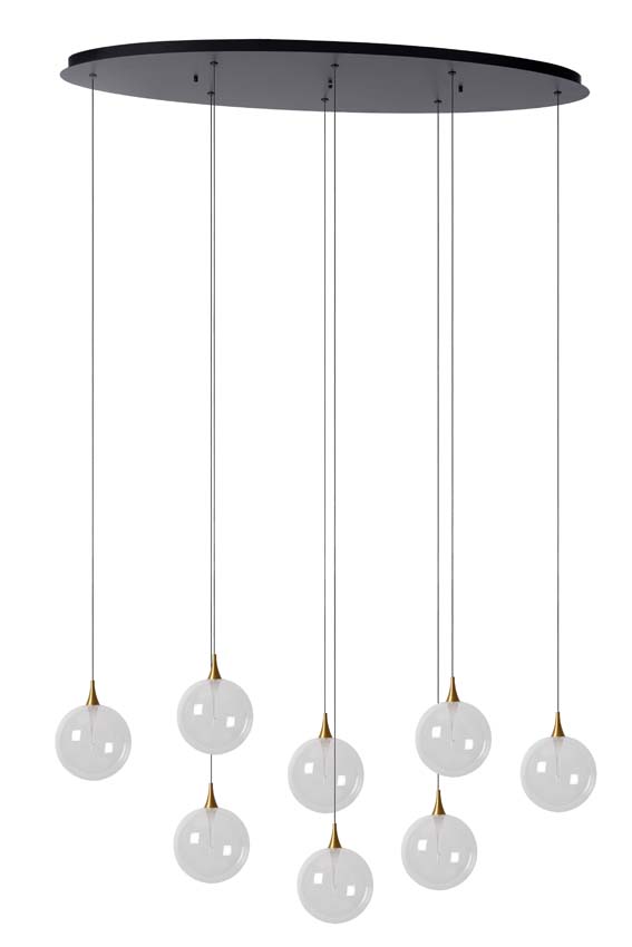 GISELA - Suspension - LED Dim. - 8x3,9W 2700K - Transparent