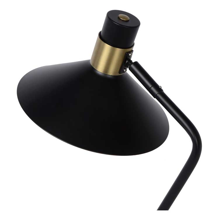 Lucide PEPIJN - Lampe de table - E14 - 3 StepDim - Noir