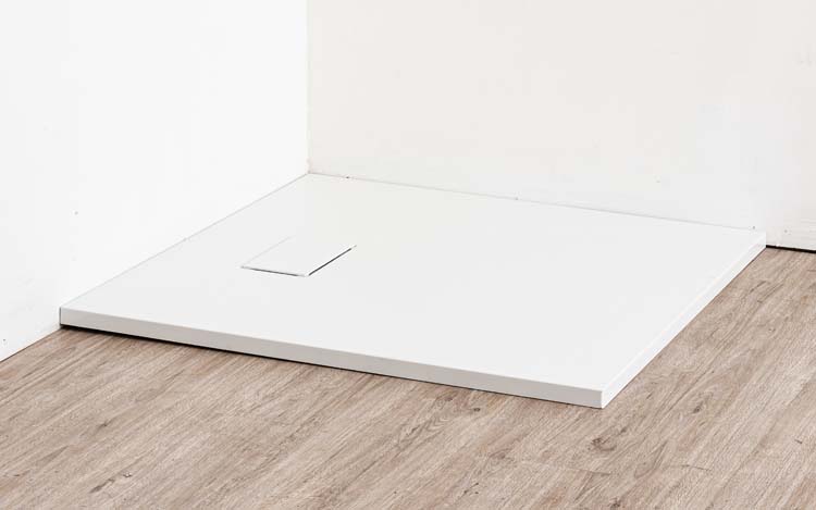 Receveur de douche Moby 90 x 90 cm blanc mat