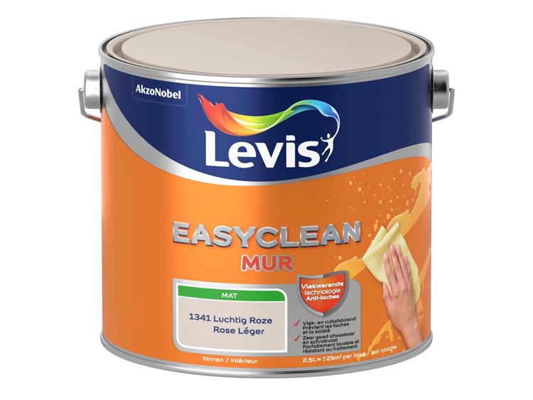 Levis Easyclean mur rose aéré 2,5L