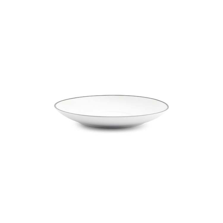 Soucoupe pour tasse à expresso Black Rim basic white 12,5 cm