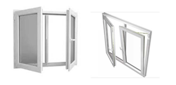 2-VAN fenêtre oscillo-battant pvc Ikkuna blanc 70mm L2000XH1500mm D