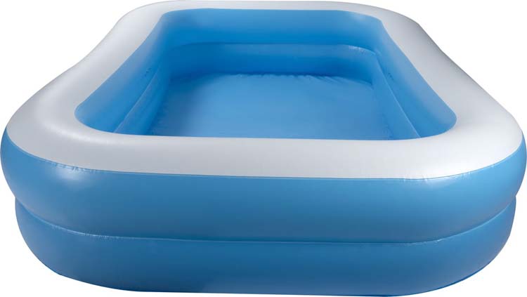 Zwembad rechthoek opblaasbaar blauw 262x175 cm H51 cm 778 L