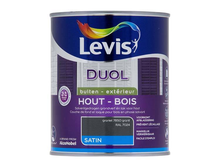 Levis Duol laque bois satin 0,75l granit