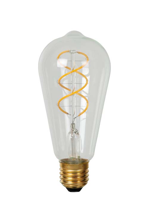 ST64 - Ampoule filament - Ø 6,4 cm - LED Dim. - E27 - 1x4,9W 2700K - Transparent