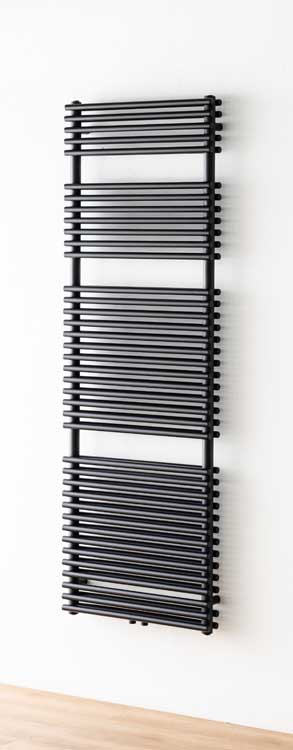 Handdoekradiator Doby 180x60cm dubbel zwart