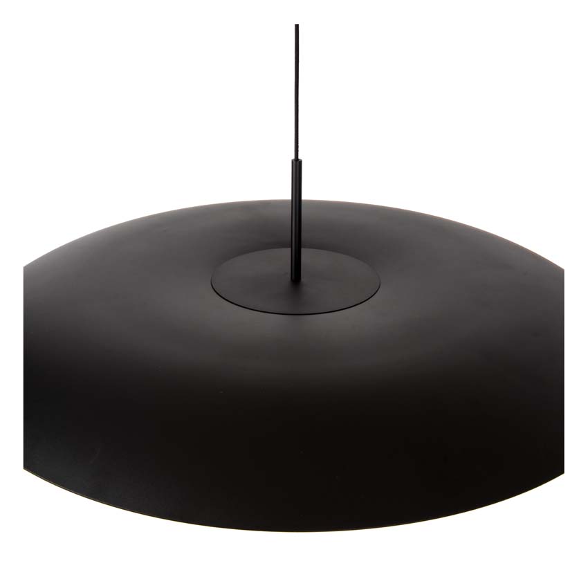 Lucide Premium KENNETH - Suspension - Ø 80 cm - LED Dim. - 1x22W 2700K - Noir