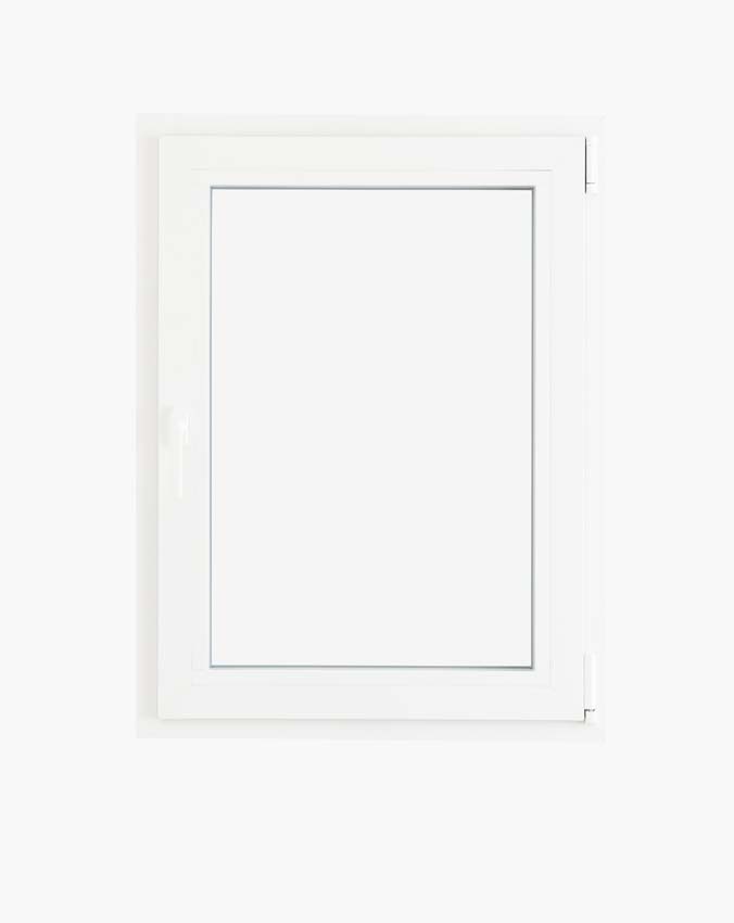 1-VAN Châssis oscillo-battant pvc Elegant blanc/bl B750xH1000 mm D