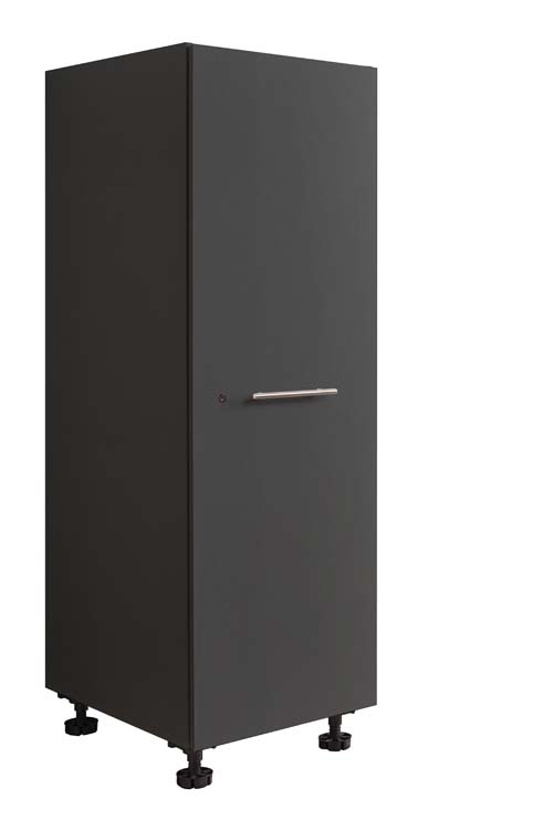 Armoire de machine à laver Decowash - armoire de rangement - anthracite - 50x162x67,5cm