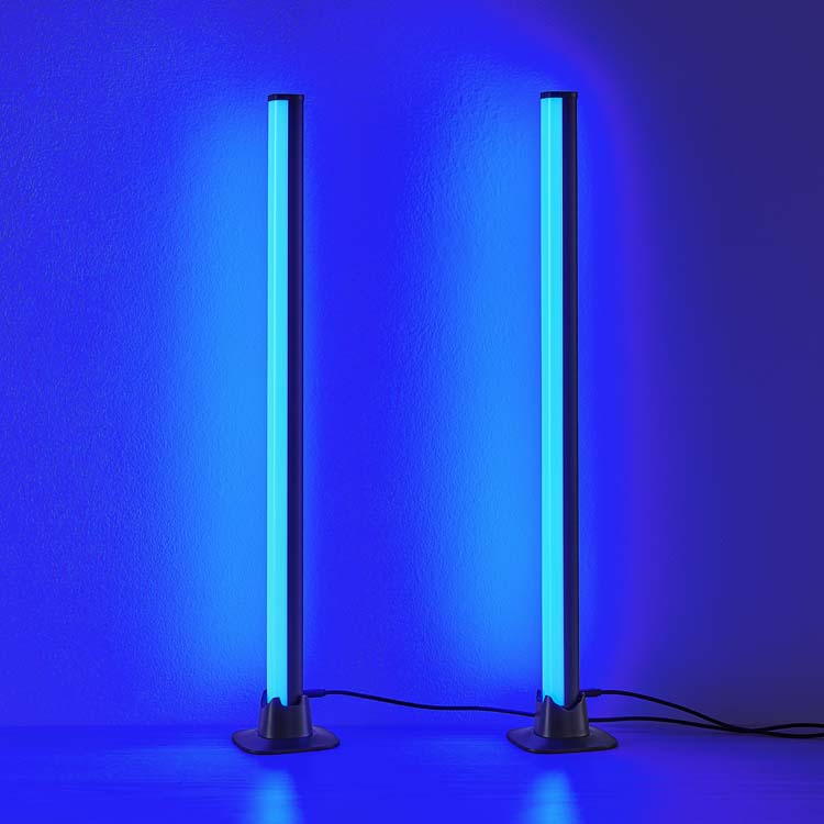 Tafellamp 2x4W RGB Hoogte 55 cm