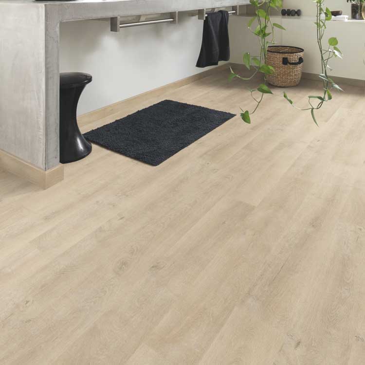 Sol stratifié Quick-step Eligna 8mm - Chêne Venise beige