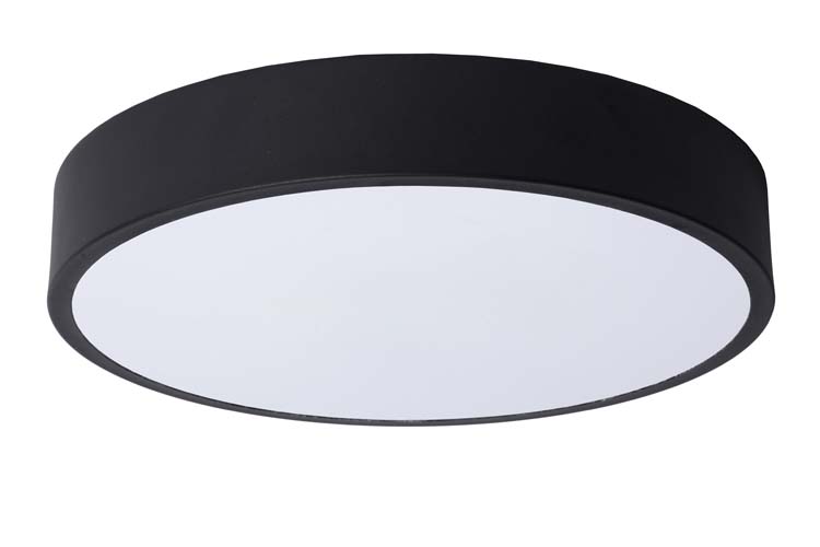 Plafonnier - Ø 30 cm - LED Dim. - 1x18W 2700K - 3 StepDim-Noir
