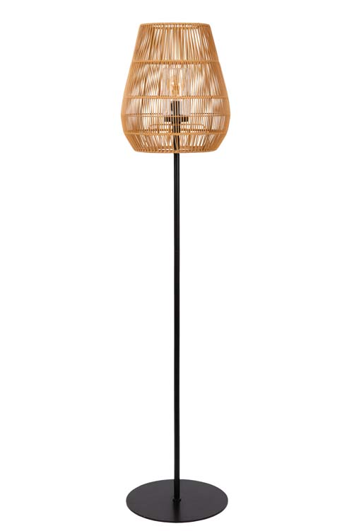 Lucide NERIDA - Lampadaire Extérieur - Ø 35 cm - 1xE27 - IP44 - Naturel