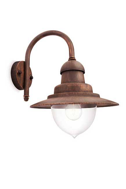 Wandlamp Philips myGarden Outdoor Raindrop brons E27 excl lamp LED mog