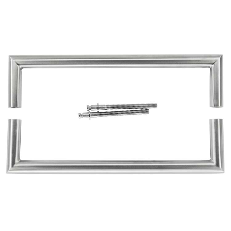 Trekker noto rond rechte hoeken 20/300 inox plus paar deurdikte>3cm