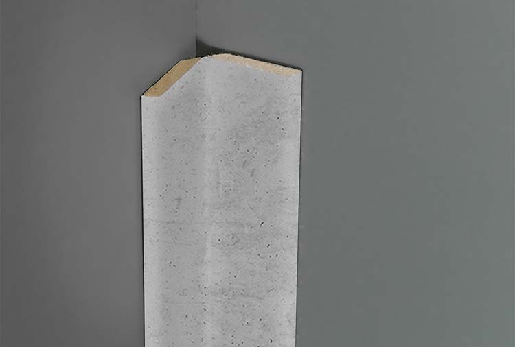 Kniklijst Line Up 2x50x2700mm - beton