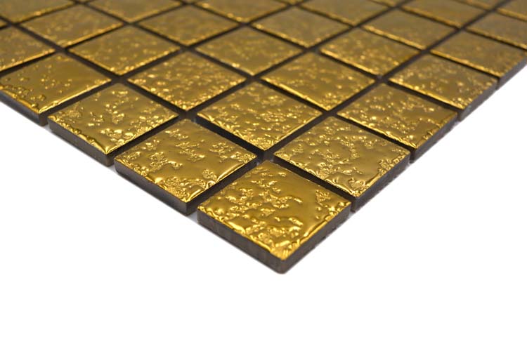 Mosaïque gold déco 33 x 30,2 cm