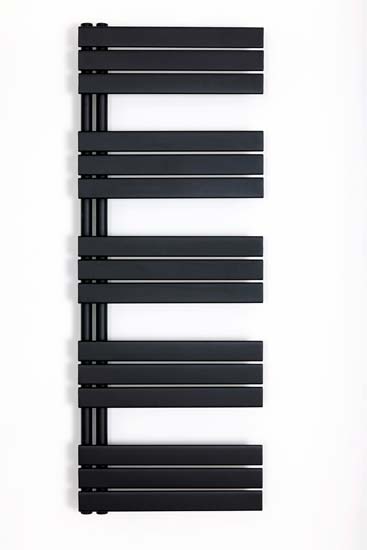 Elektrische radiator Demi 160x60cm enkel zwart met zwart element