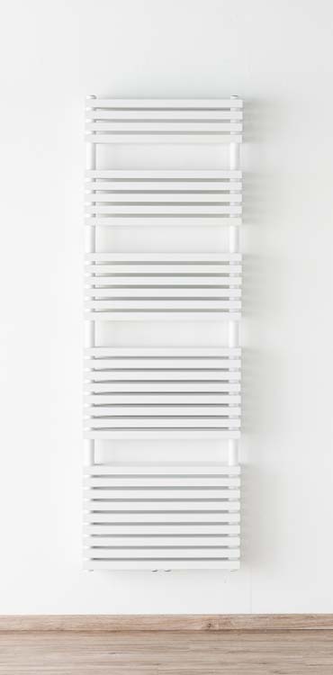 Radiateur sèche-serviette Dania double 181,5x60cm blanc 2286 Watt avec élément chauffant blanc digital