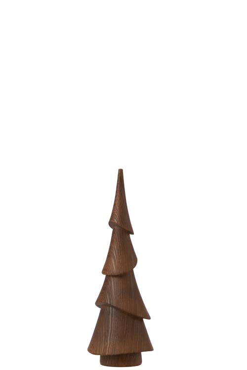 Pin en bois avec résine finisch marron petit 7.5 x 22 cm