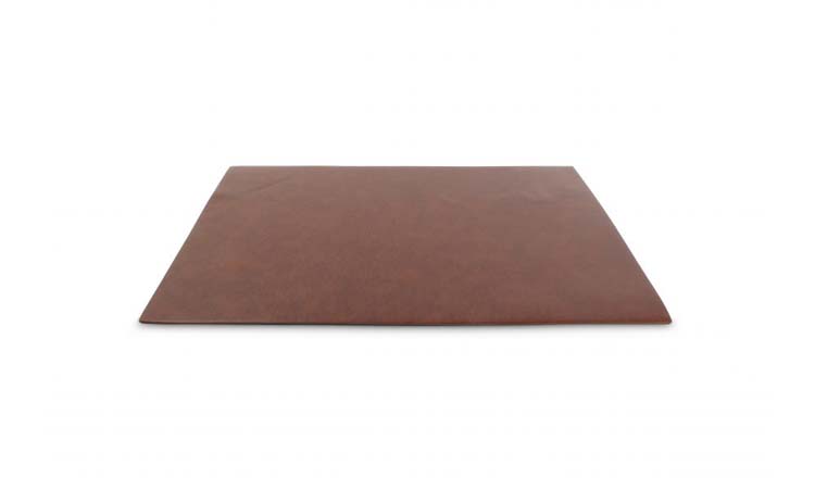 Set de table Layer aspect cuir brun foncé 43x30 cm