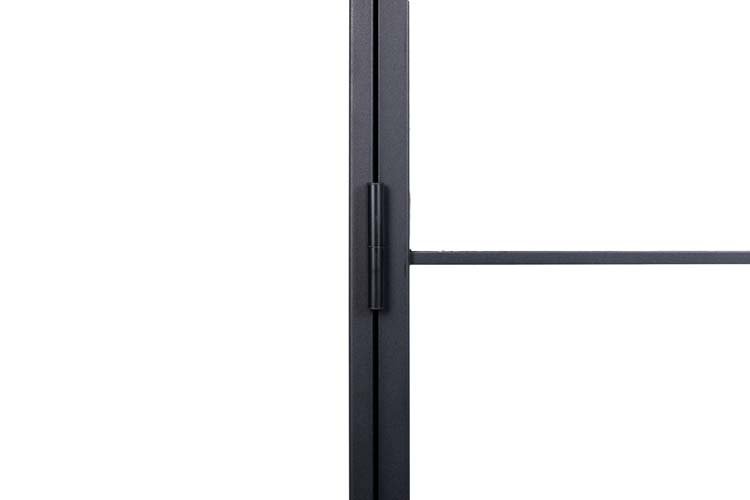 Stalen binnendeur enkel 6W Black Glamour links maatwerk 