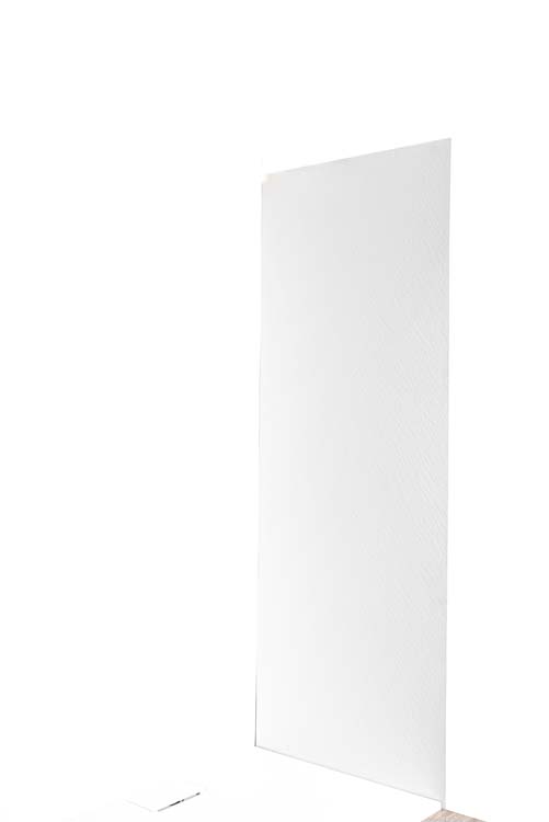 Paroi de douche Milo Slate 91,4 x 243,8 cm blanc mat