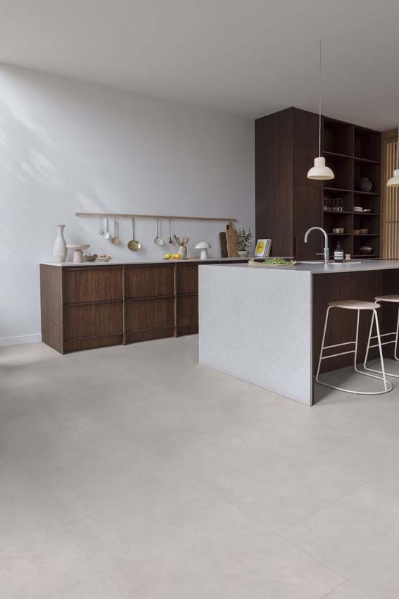 Vinyl Floorify Pebble Beach - Grote tegels - 600 x 900 x 4.5mm