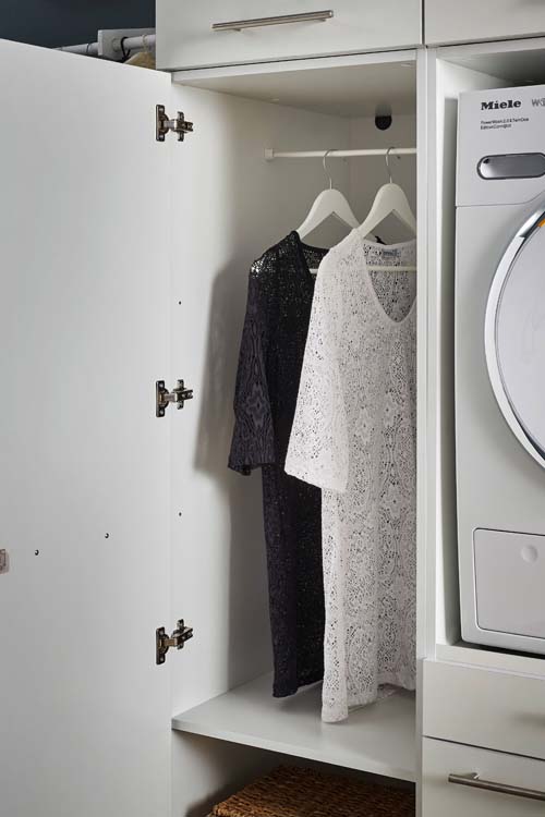 Armoire de machine à laver Decowash - armoire de rangement 50x162x67.5